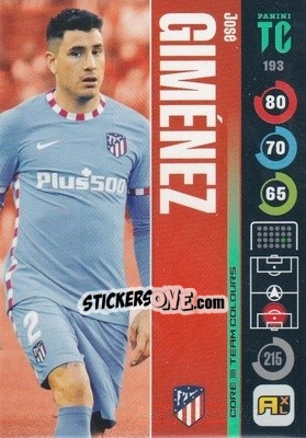 Cromo José Giménez - Top Class 2021-2022. Adrenalyn Xl - Panini