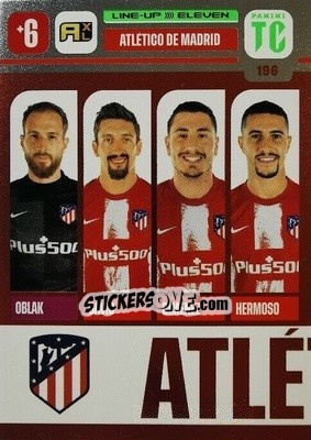 Figurina Atlético de Madrid - Top Class 2021-2022. Adrenalyn Xl - Panini