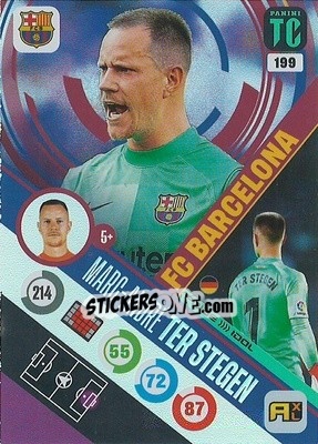 Cromo Marc-André ter Stegen - Top Class 2021-2022. Adrenalyn Xl n. 199 - Panini