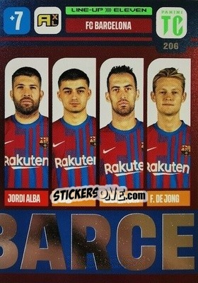 Sticker FC Barcelona - Top Class 2021-2022. Adrenalyn Xl - Panini