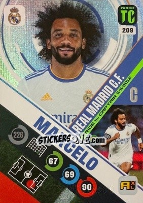 Sticker Marcelo - Top Class 2021-2022. Adrenalyn Xl n. 209 - Panini