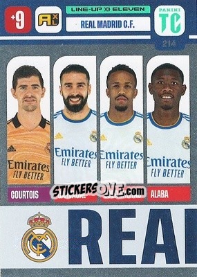 Sticker Real Madrid C.F. - Top Class 2021-2022. Adrenalyn Xl - Panini