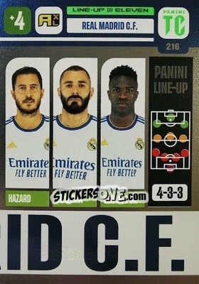 Sticker Real Madrid C.F. - Top Class 2021-2022. Adrenalyn Xl - Panini