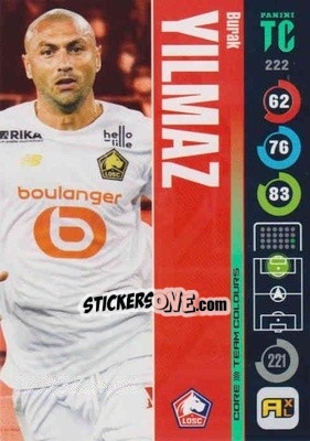 Sticker Burak Yilmaz - Top Class 2021-2022. Adrenalyn Xl - Panini