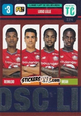 Sticker LOSC Lille - Top Class 2021-2022. Adrenalyn Xl - Panini