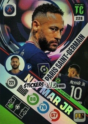 Sticker Neymar Jr - Top Class 2021-2022. Adrenalyn Xl - Panini