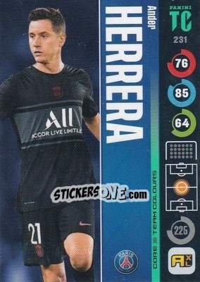 Figurina Ander Herrera - Top Class 2021-2022. Adrenalyn Xl - Panini