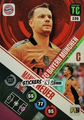 Sticker Manuel Neuer - Top Class 2021-2022. Adrenalyn Xl - Panini