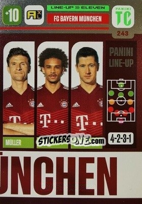 Sticker FC Bayern München - Top Class 2021-2022. Adrenalyn Xl - Panini