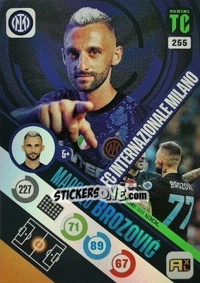 Sticker Marcelo Brozovic - Top Class 2021-2022. Adrenalyn Xl n. 255 - Panini