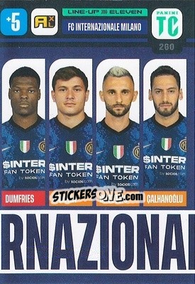 Sticker Inter Milan - Top Class 2021-2022. Adrenalyn Xl - Panini
