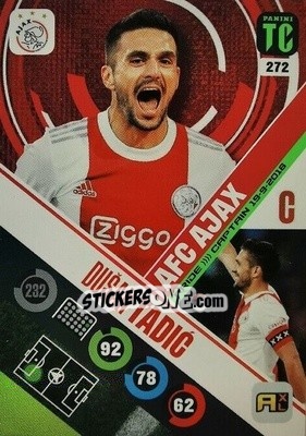 Sticker Dušan Tadic - Top Class 2021-2022. Adrenalyn Xl n. 272 - Panini