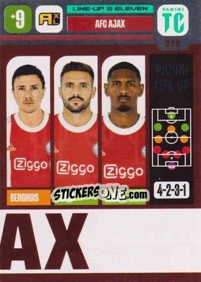 Sticker AFC Ajax - Top Class 2021-2022. Adrenalyn Xl n. 279 - Panini
