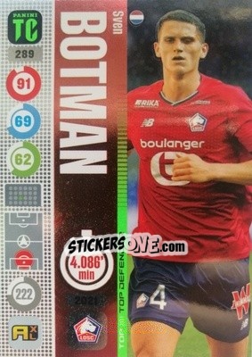Sticker Sven Botman - Top Class 2021-2022. Adrenalyn Xl n. 289 - Panini