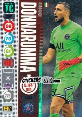 Sticker Gianluigi Donnarumma - Top Class 2021-2022. Adrenalyn Xl - Panini