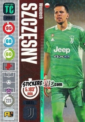 Sticker Wojciech Szczesny - Top Class 2021-2022. Adrenalyn Xl - Panini