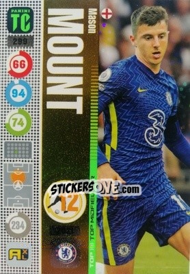 Sticker Mason Mount - Top Class 2021-2022. Adrenalyn Xl n. 299 - Panini