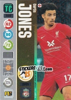 Sticker Curtis Jones - Top Class 2021-2022. Adrenalyn Xl - Panini