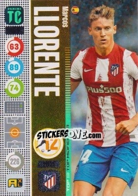 Sticker Marcos Llorente - Top Class 2021-2022. Adrenalyn Xl n. 305 - Panini