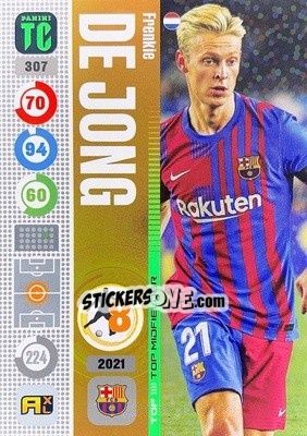 Figurina Frenkie de Jong - Top Class 2021-2022. Adrenalyn Xl - Panini