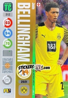 Sticker Jude Bellingham - Top Class 2021-2022. Adrenalyn Xl n. 312 - Panini