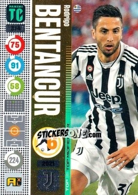 Sticker Rodrigo Bentancur - Top Class 2021-2022. Adrenalyn Xl n. 314 - Panini
