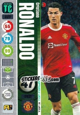 Sticker Cristiano Ronaldo - Top Class 2021-2022. Adrenalyn Xl n. 320 - Panini