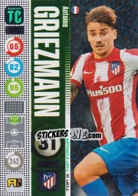 Sticker Antoine Griezmann - Top Class 2021-2022. Adrenalyn Xl n. 321 - Panini