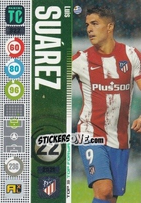 Sticker Luis Suárez - Top Class 2021-2022. Adrenalyn Xl n. 322 - Panini