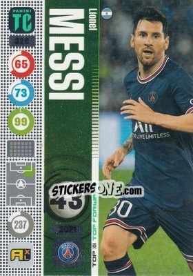 Sticker Lionel Messi - Top Class 2021-2022. Adrenalyn Xl - Panini