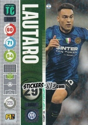 Sticker Lautaro Martínez - Top Class 2021-2022. Adrenalyn Xl n. 330 - Panini
