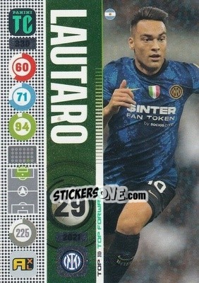 Cromo Lautaro Martínez - Top Class 2021-2022. Adrenalyn Xl - Panini