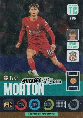 Sticker Tyler Morton - Top Class 2021-2022. Adrenalyn Xl - Panini