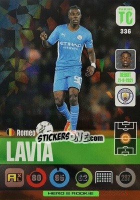 Sticker Roméo Lavia - Top Class 2021-2022. Adrenalyn Xl - Panini