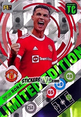 Sticker Cristiano Ronaldo - Top Class 2021-2022. Adrenalyn Xl n. LE-CR - Panini