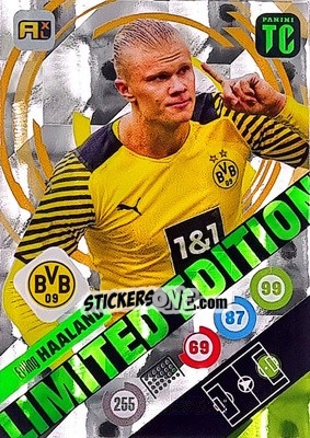 Sticker Erling Haaland - Top Class 2021-2022. Adrenalyn Xl - Panini