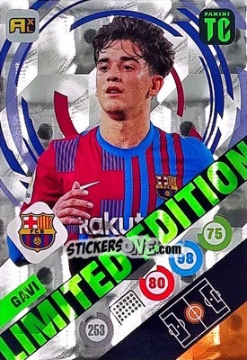 Sticker Gavi - Top Class 2021-2022. Adrenalyn Xl n. LE-G - Panini
