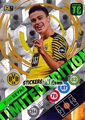 Sticker Giovanni Reyna - Top Class 2021-2022. Adrenalyn Xl - Panini