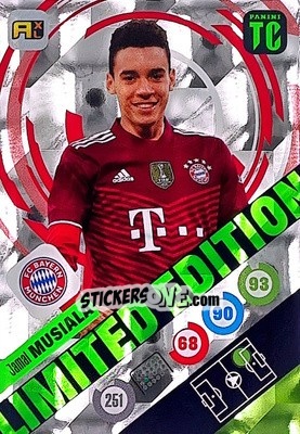 Figurina Jamal Musiala - Top Class 2021-2022. Adrenalyn Xl - Panini