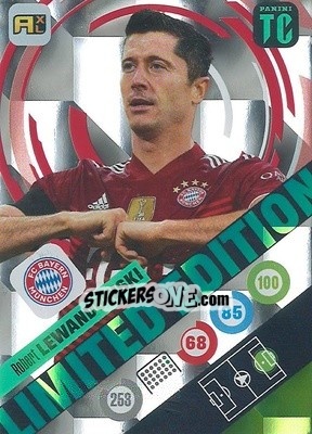 Sticker Robert Lewandowski - Top Class 2021-2022. Adrenalyn Xl n. LE-RL - Panini