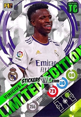Sticker Vinicius Jr - Top Class 2021-2022. Adrenalyn Xl n. LE-VJ - Panini