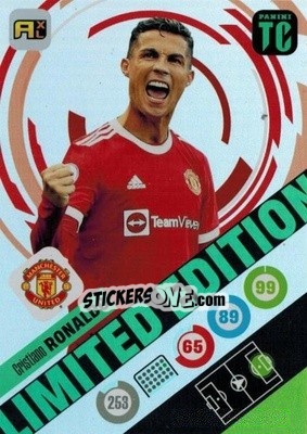 Sticker Cristiano Ronaldo - Top Class 2021-2022. Adrenalyn Xl - Panini