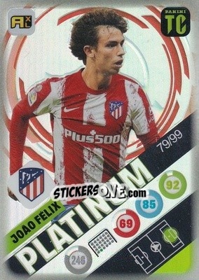 Sticker Joao Felix - Top Class 2021-2022. Adrenalyn Xl n. P7 - Panini