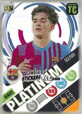 Sticker Gavi - Top Class 2021-2022. Adrenalyn Xl n. P8 - Panini