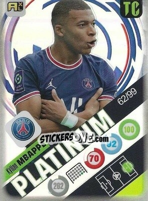 Sticker Kylian Mbappe - Top Class 2021-2022. Adrenalyn Xl n. P15 - Panini