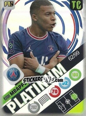 Cromo Kylian Mbappe - Top Class 2021-2022. Adrenalyn Xl - Panini