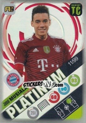 Sticker Jamal Musiala - Top Class 2021-2022. Adrenalyn Xl n. P16 - Panini