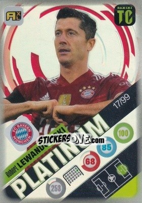 Sticker Robert Lewandowski - Top Class 2021-2022. Adrenalyn Xl n. P18 - Panini