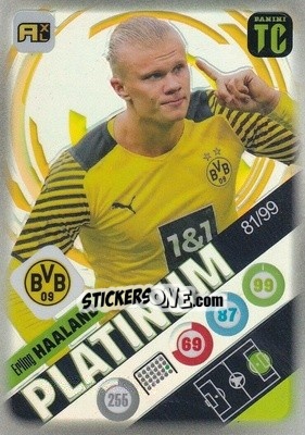 Sticker Erling Haaland - Top Class 2021-2022. Adrenalyn Xl n. P20 - Panini