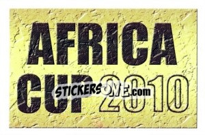 Sticker Africa Cup Logo - Africa Cup 2010 - Panini